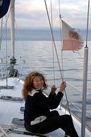 Avgang Gibraltar. Eli firer Gibraltar-flagget